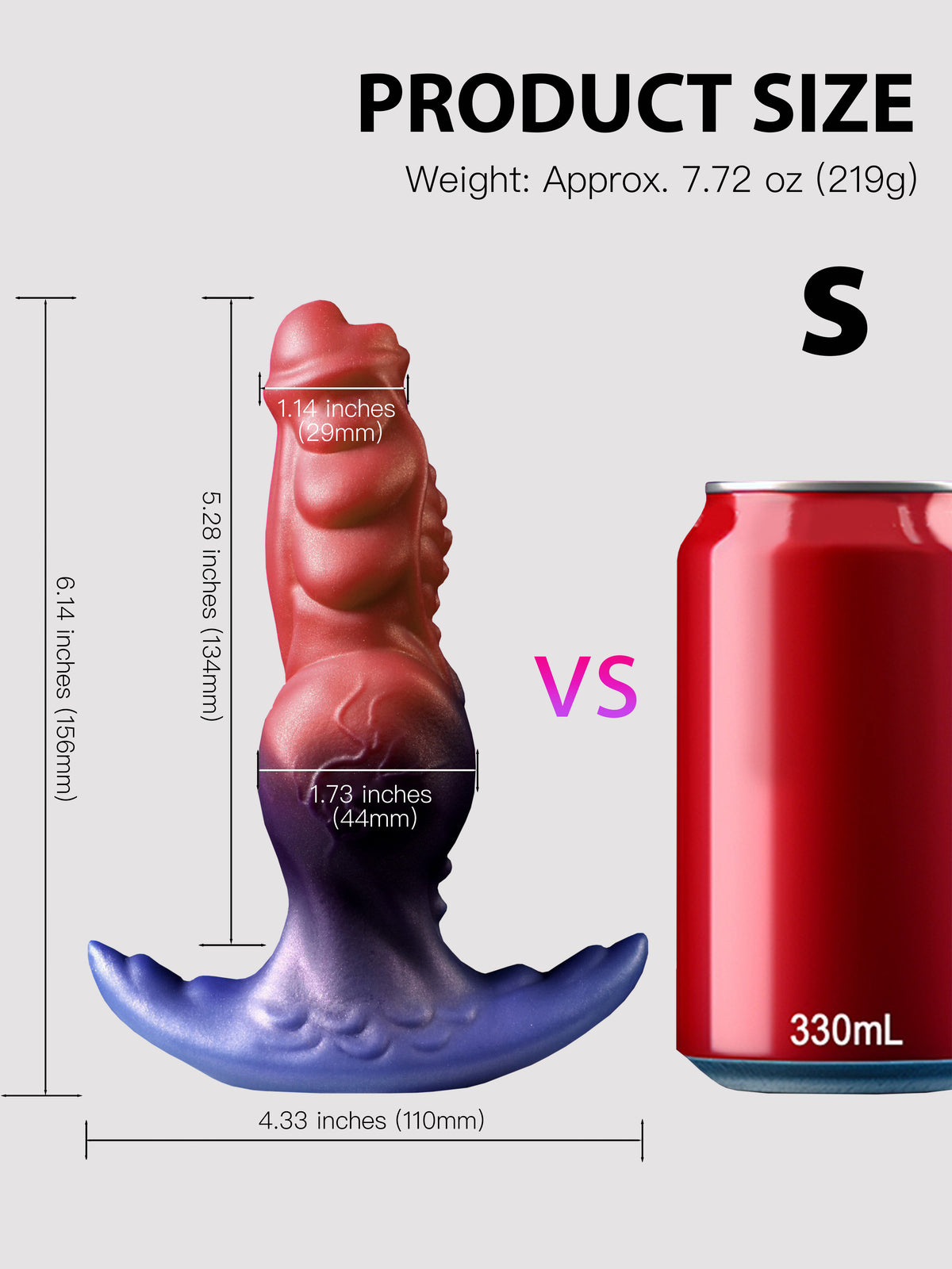 Dog Knot Silicone Fantasy Anal Plug