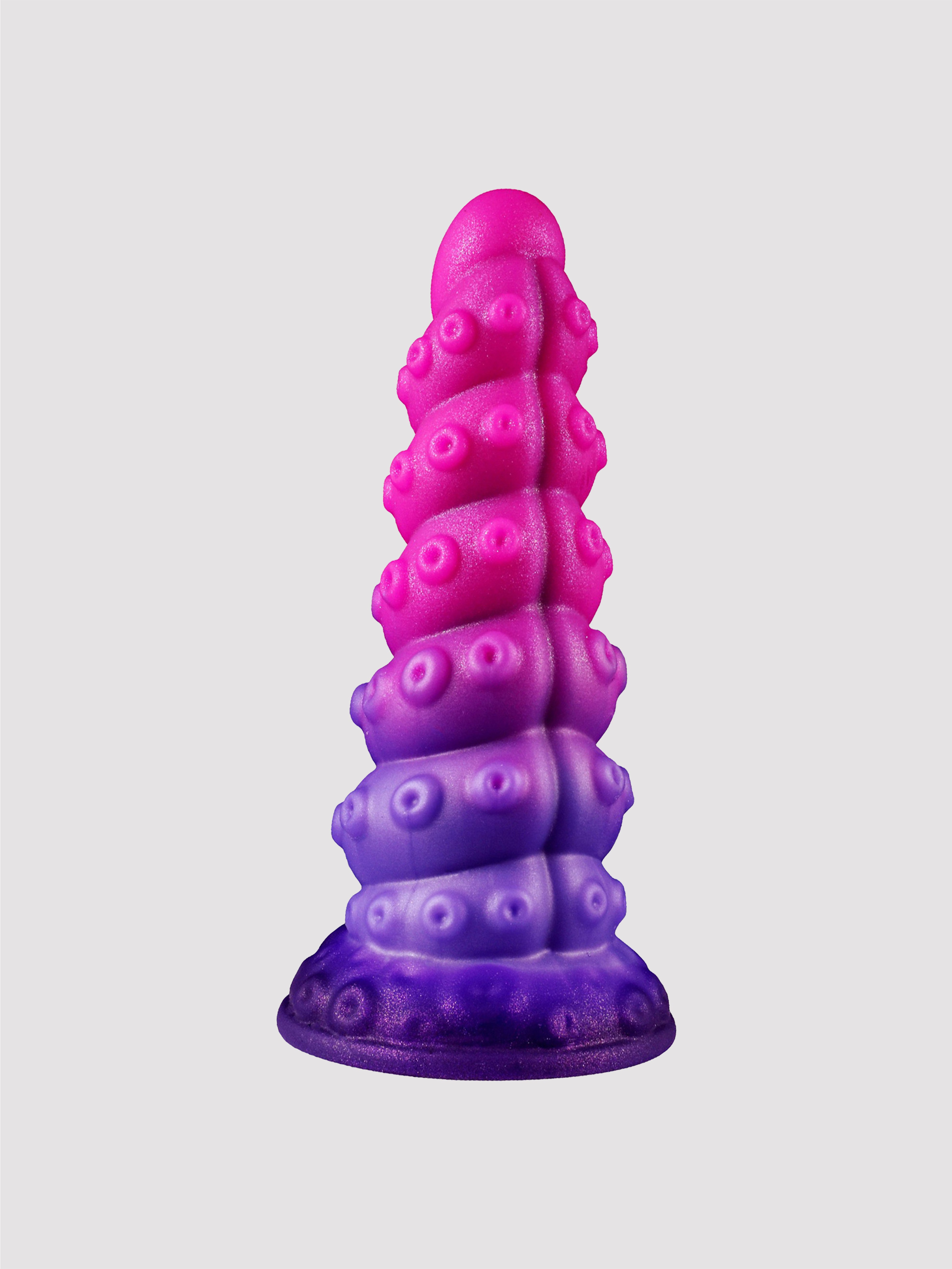 Discreet spiral anal plug wearable vibrator for hands-free public or couples play.