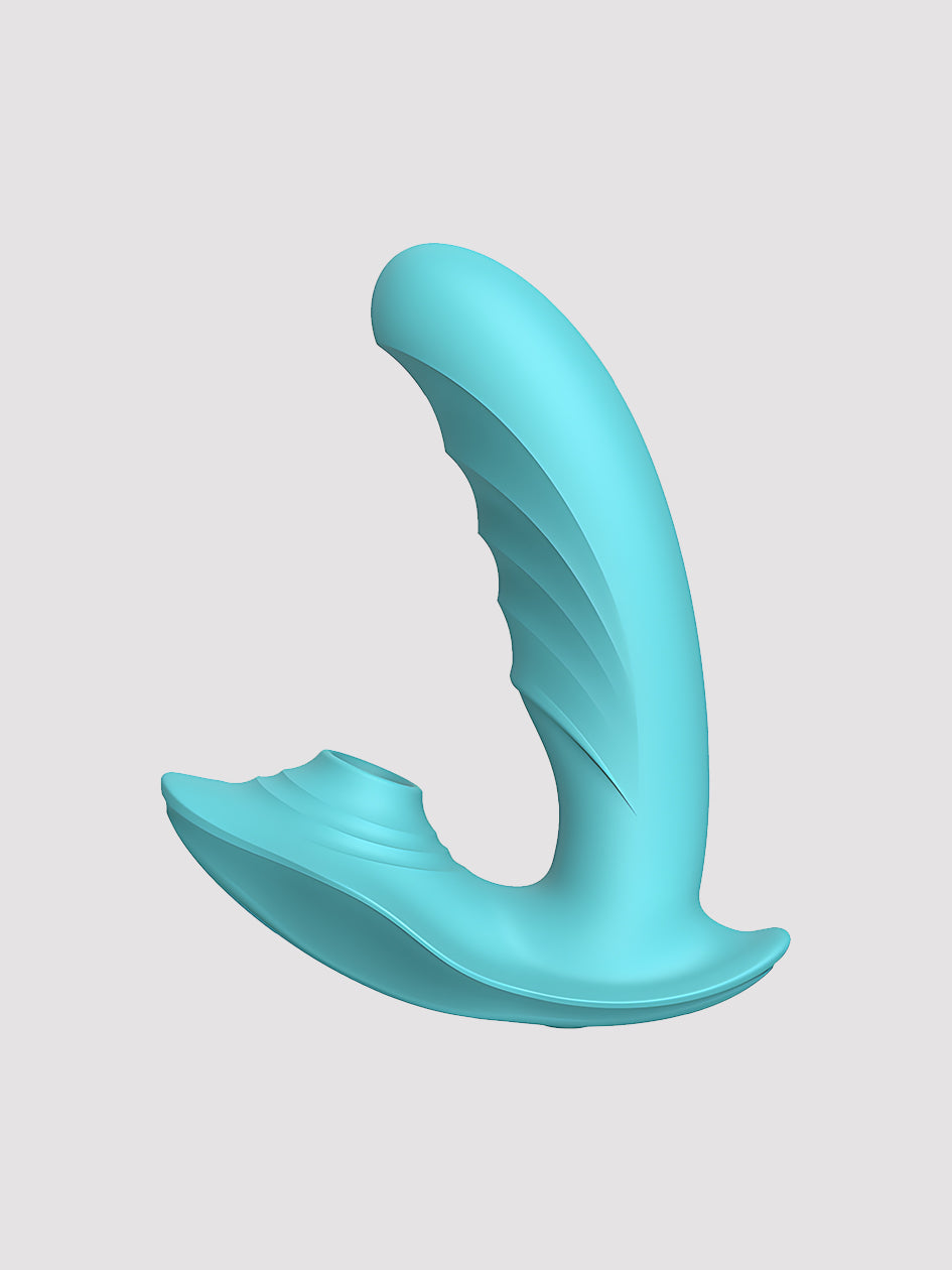 Premium body-safe wearable panty suction vibrator for deep clitoral and internal stimulation.