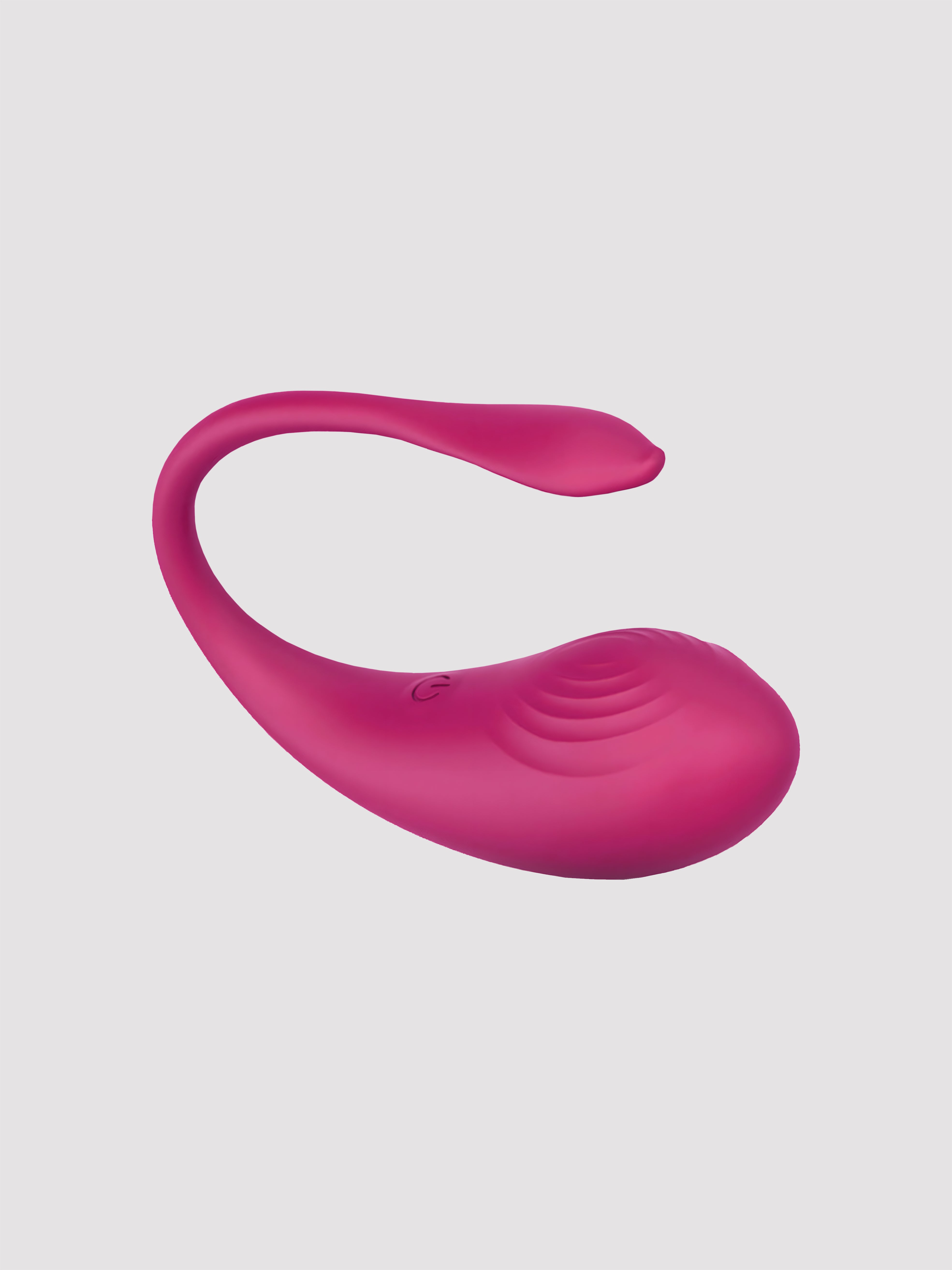 Discreet app-controlled wearable tadpole vibrator for hands-free public or couples play.