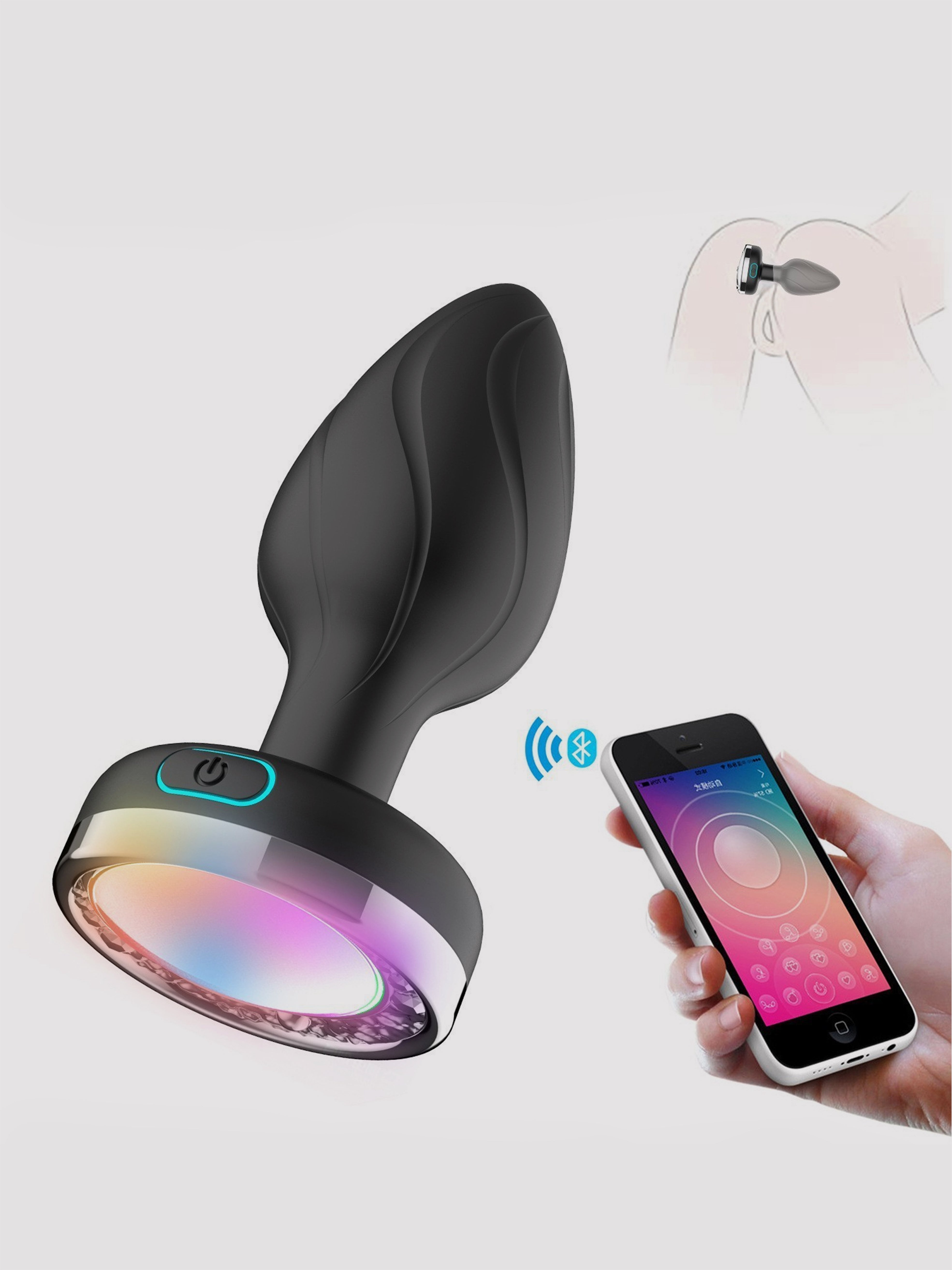 LED Remote Prostate Massager