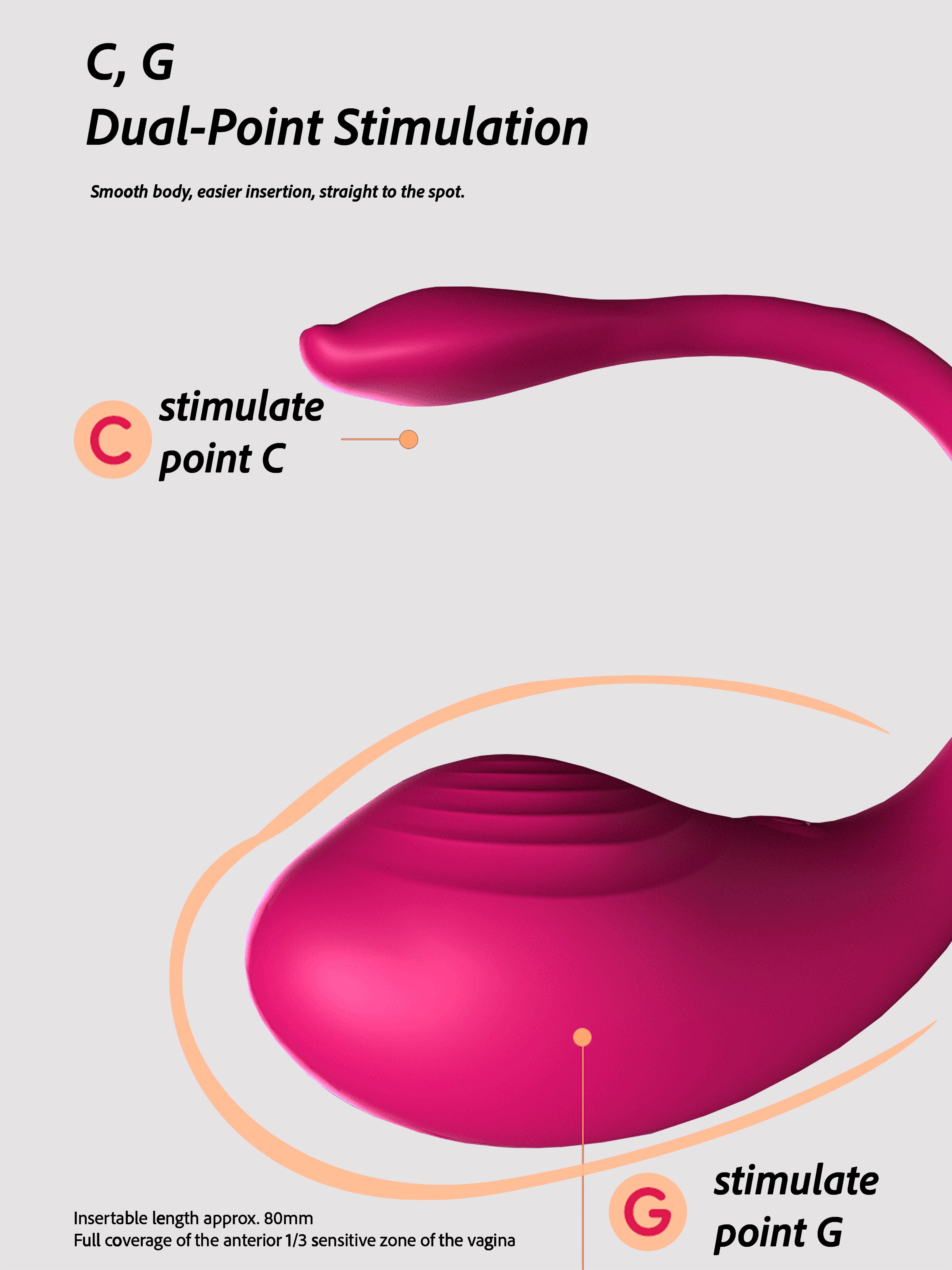 App-Controlled Wearable Tadpole Vibrator