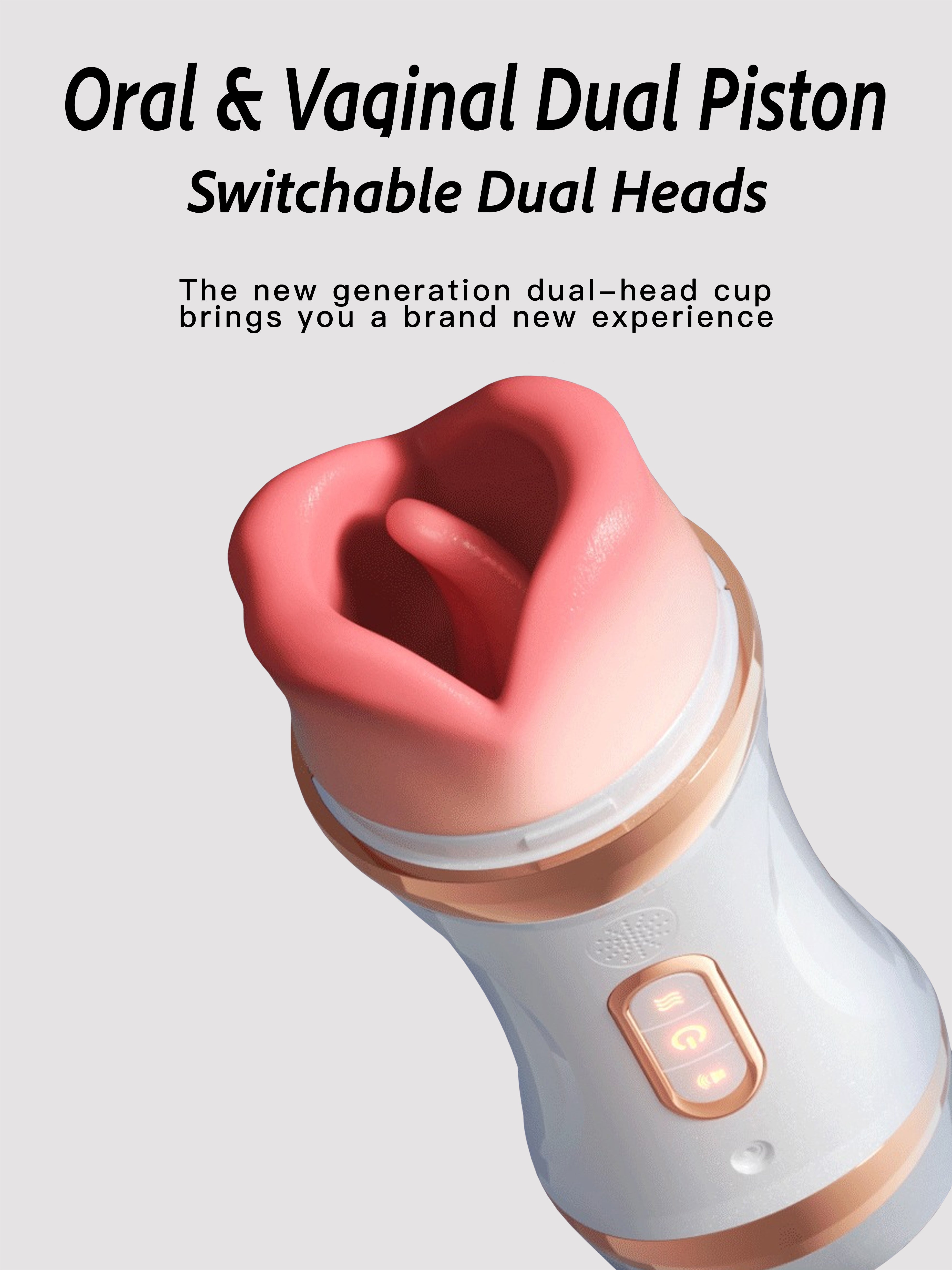 Dual Stimulation Massager with Sound
