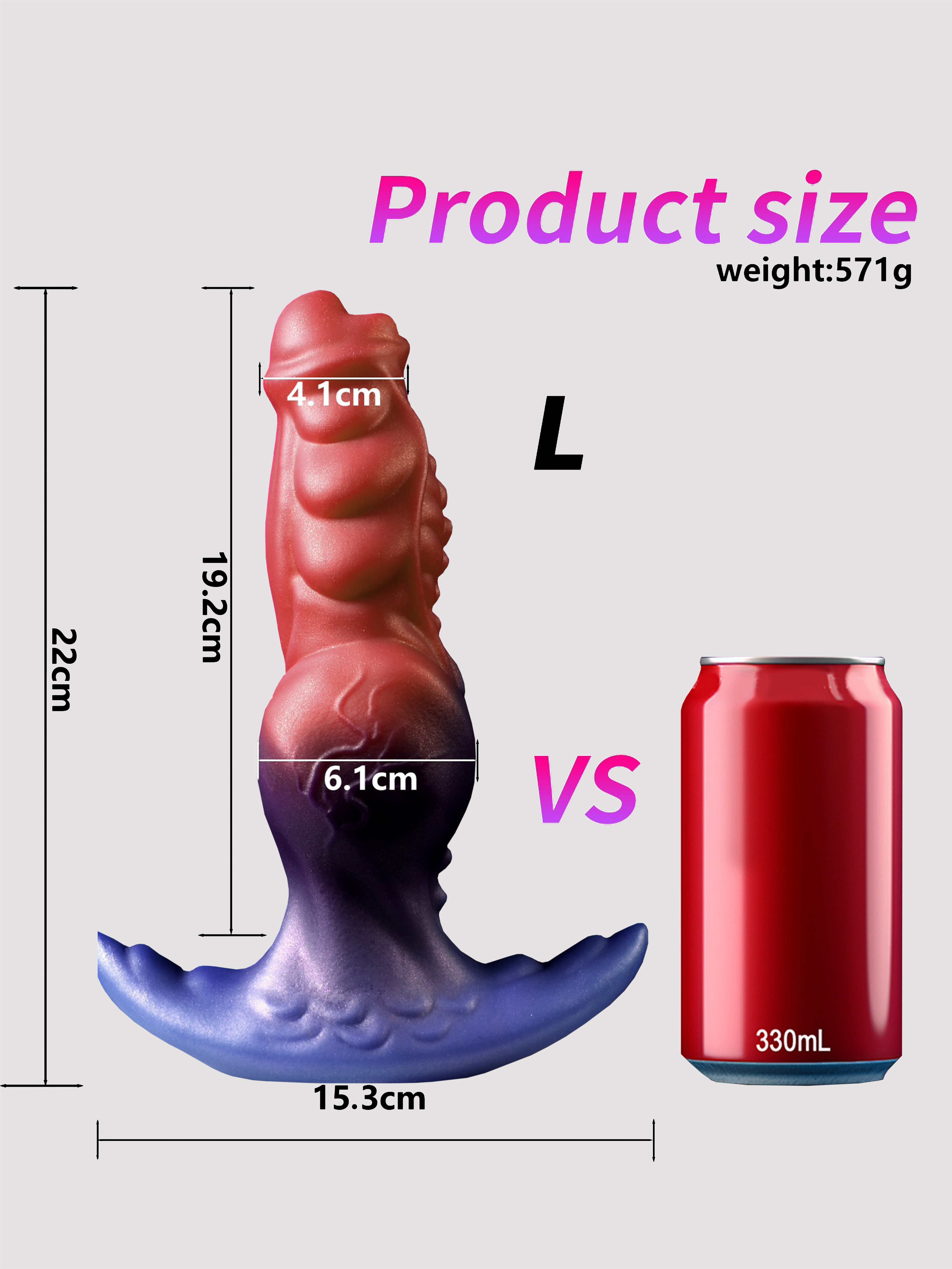 Realistic Liquid Silicone Anal Massager