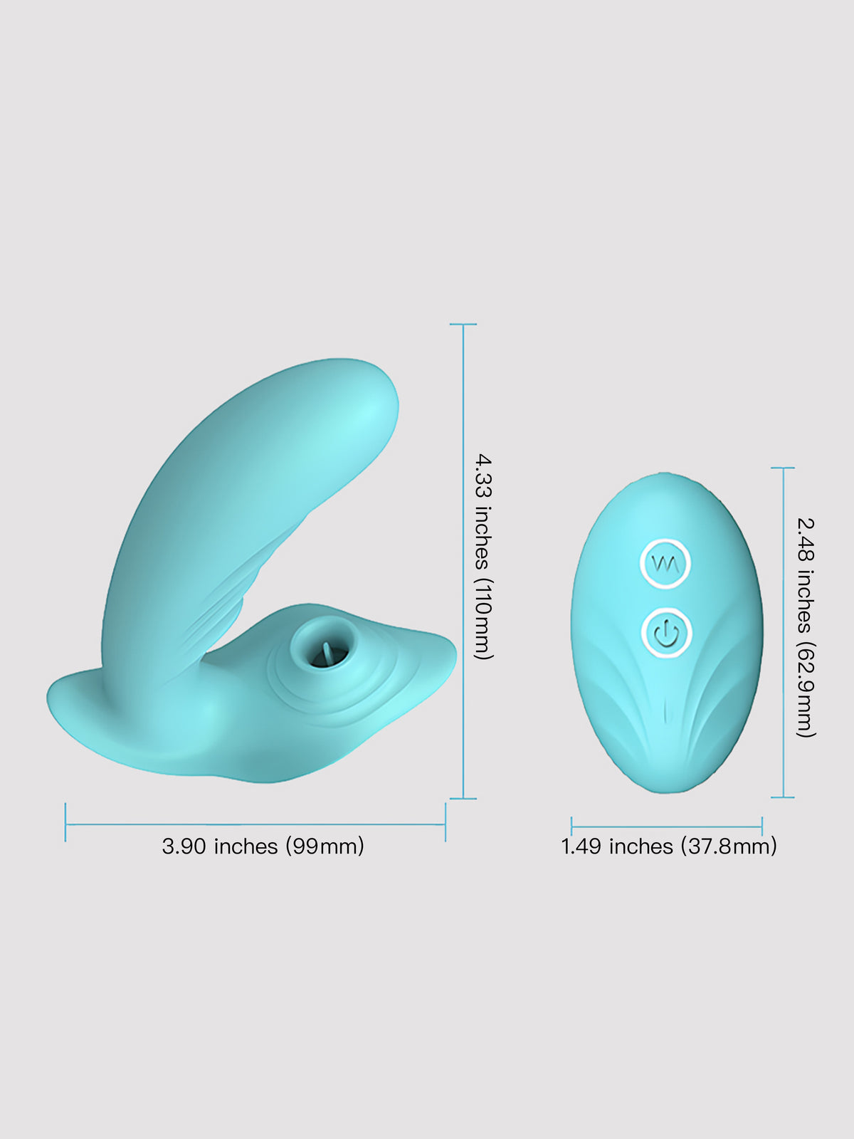 App Controlled Wearable Vibrator with Air Suction