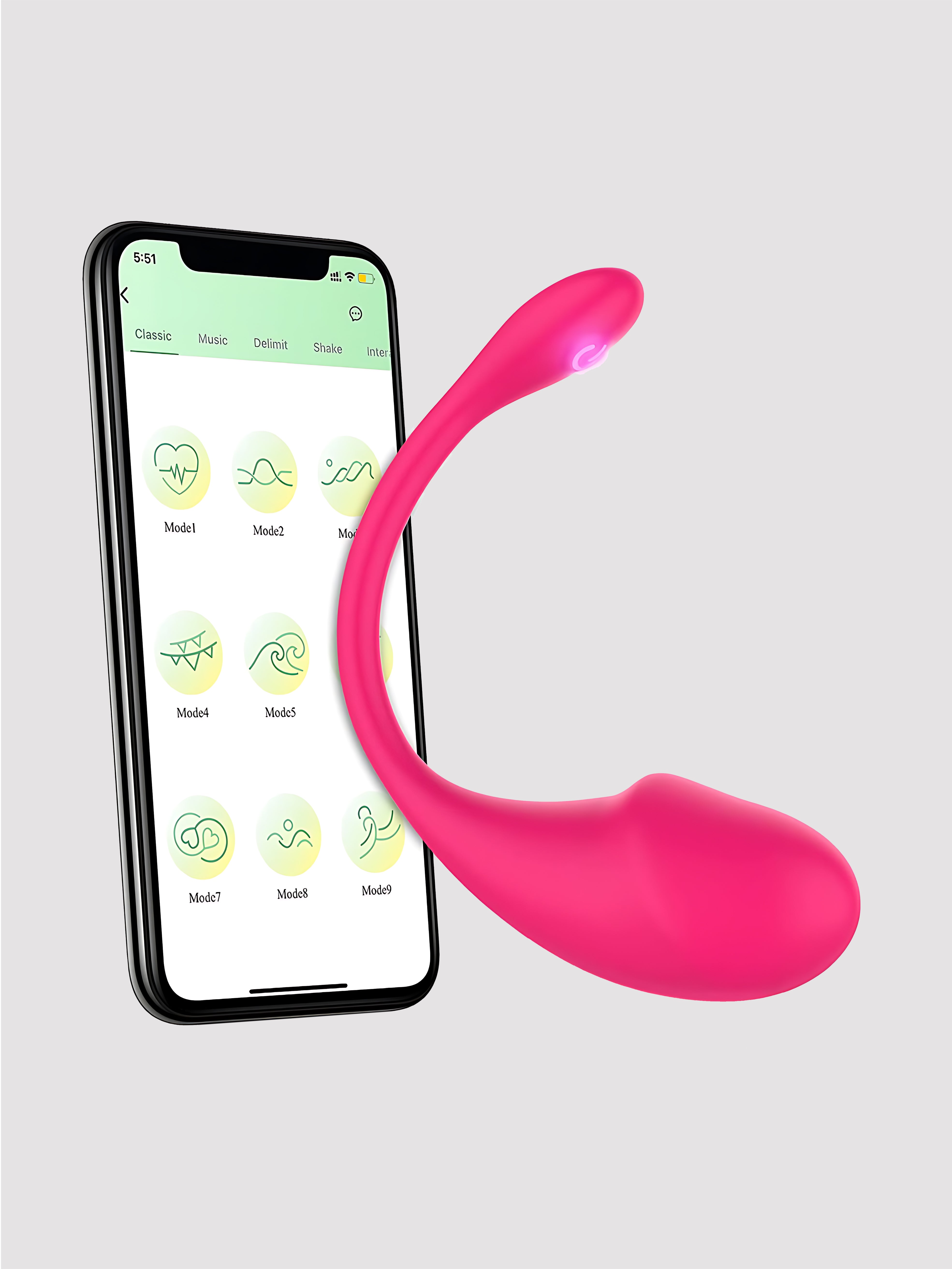 App-Controlled Insertable Vibrating Egg