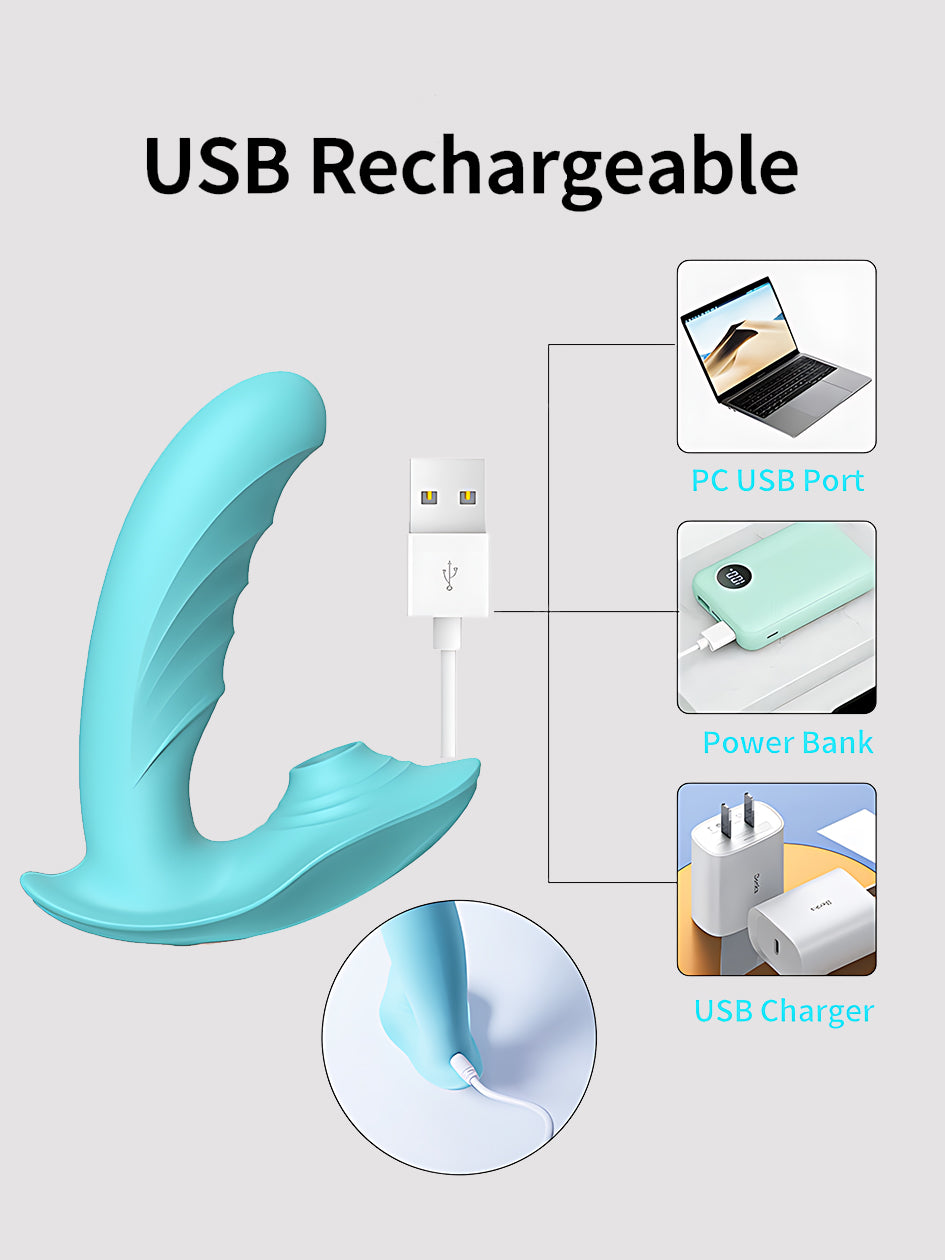 Wearable Panty Suction Vibrator