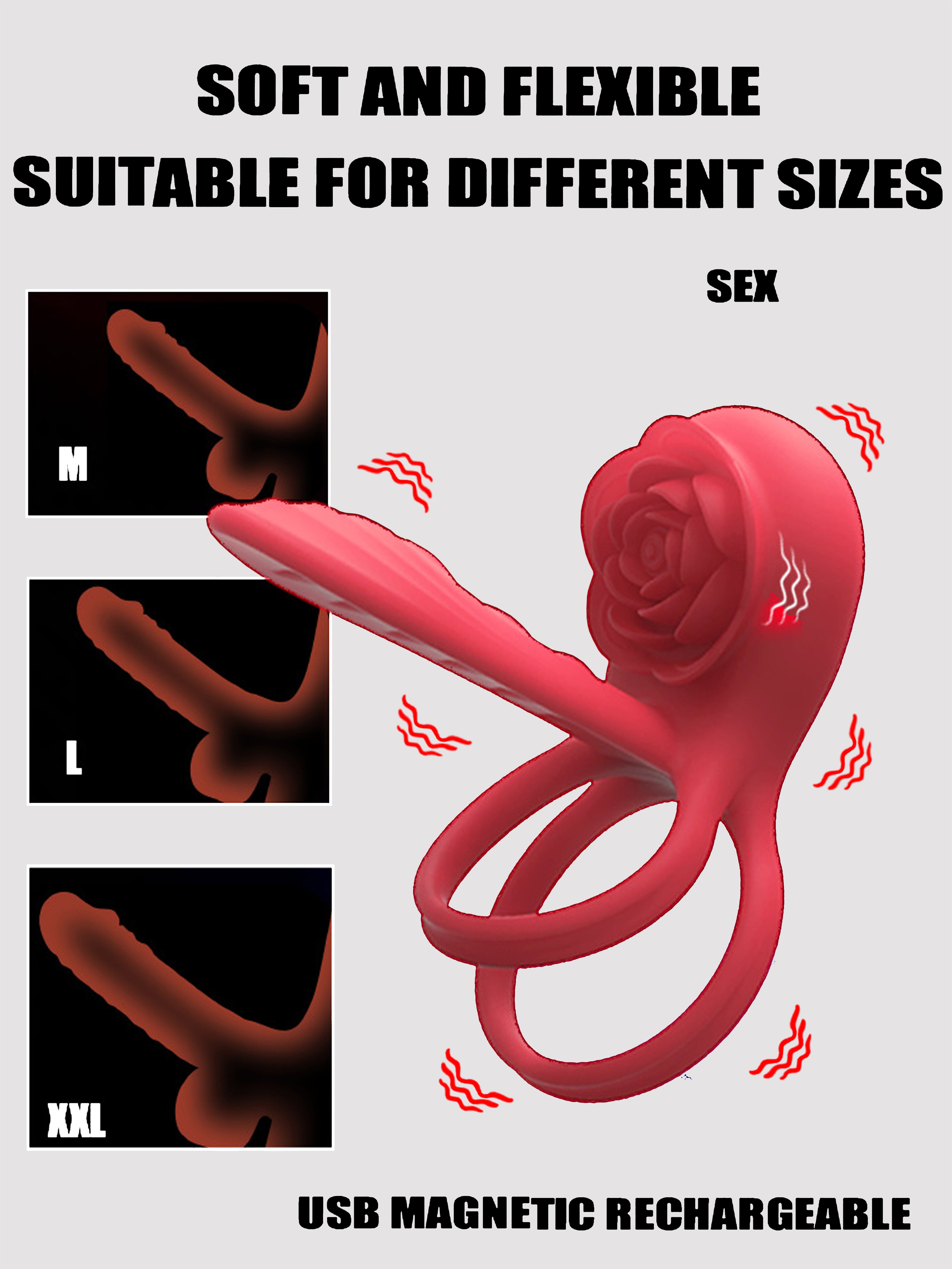 App-Controlled Vibrating Rose Ring