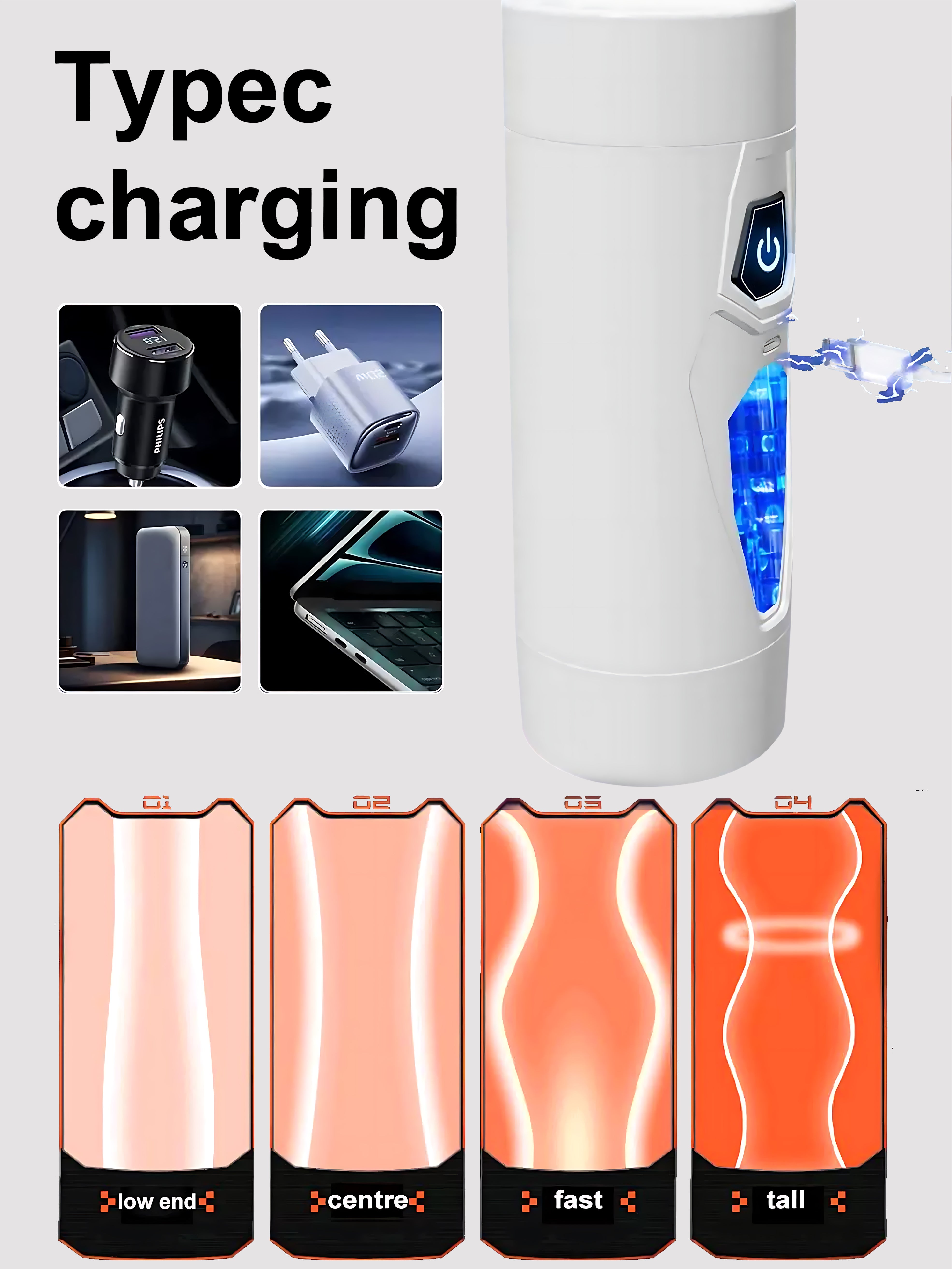 Interactive Dual-Opening Male Massager