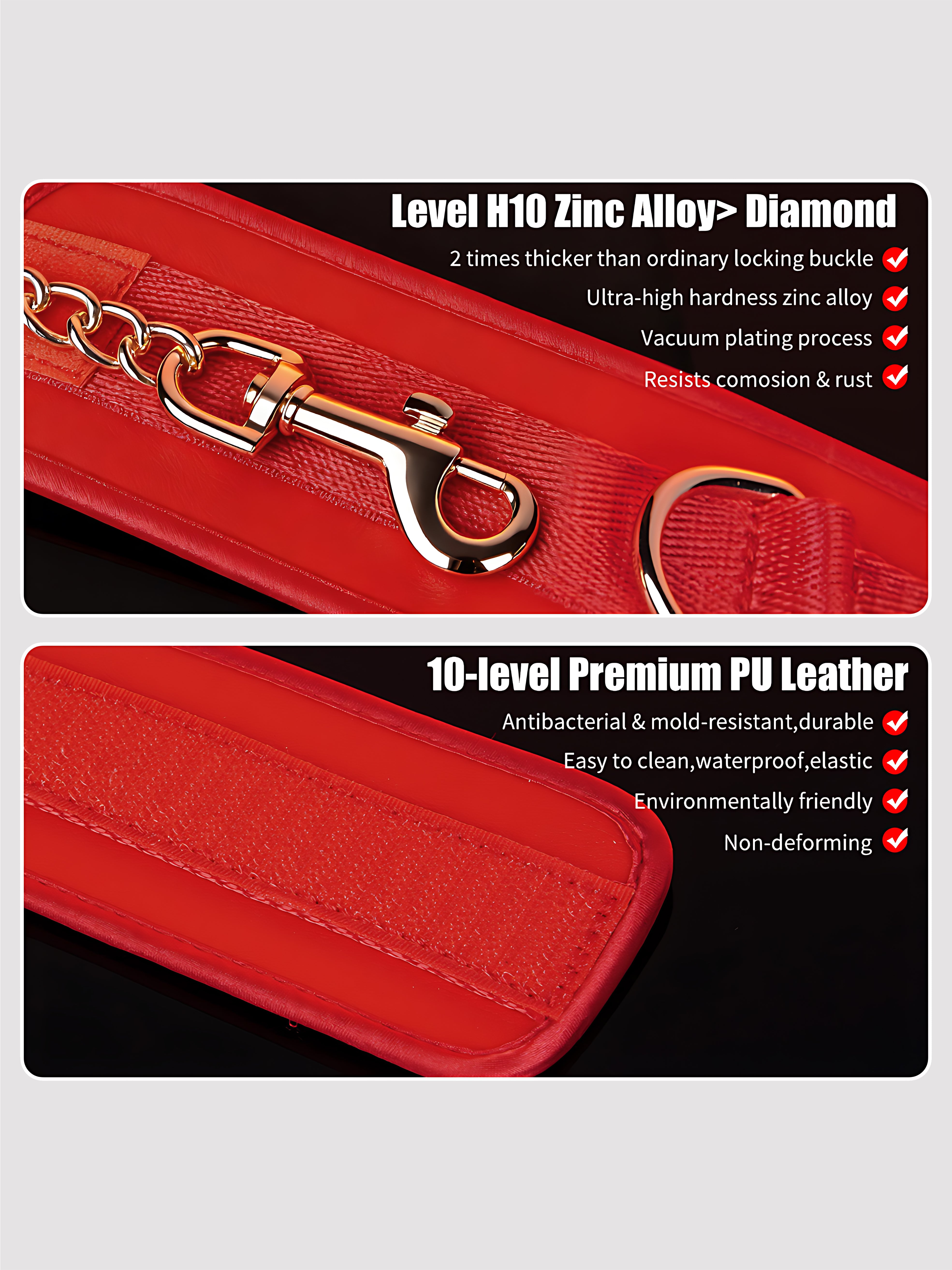 Premium Leather Restraint Cuffs